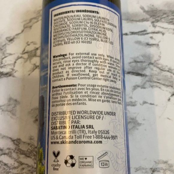 Skin&Co. Roma Blue in Capri Shower Gel BNIB - Picture 4 of 4